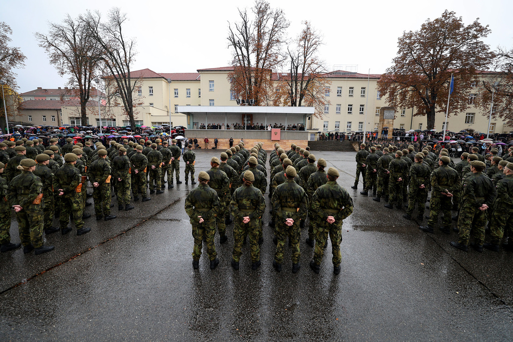 Studenti Univerzity obrany složili vojenskou přísahu
