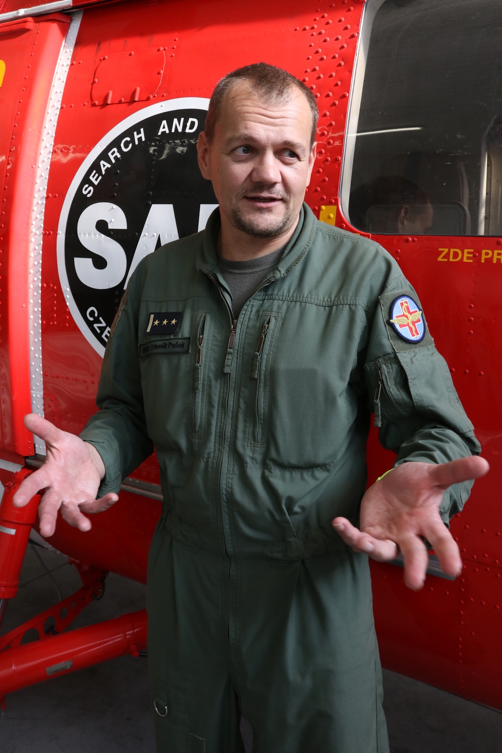 Plukovník gšt. Zdeněk Pašek, náčelník odboru Letecké záchranné služby a urgentní medicíny AČR Líně