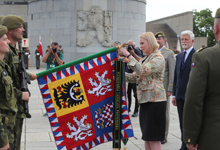 Ze slavnostního ceremoniálu na Vítkově