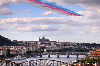 Red Arrows nad Prahou v roce 2025