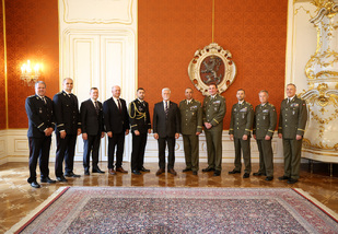 Prezident republiky jmenoval nové generály
