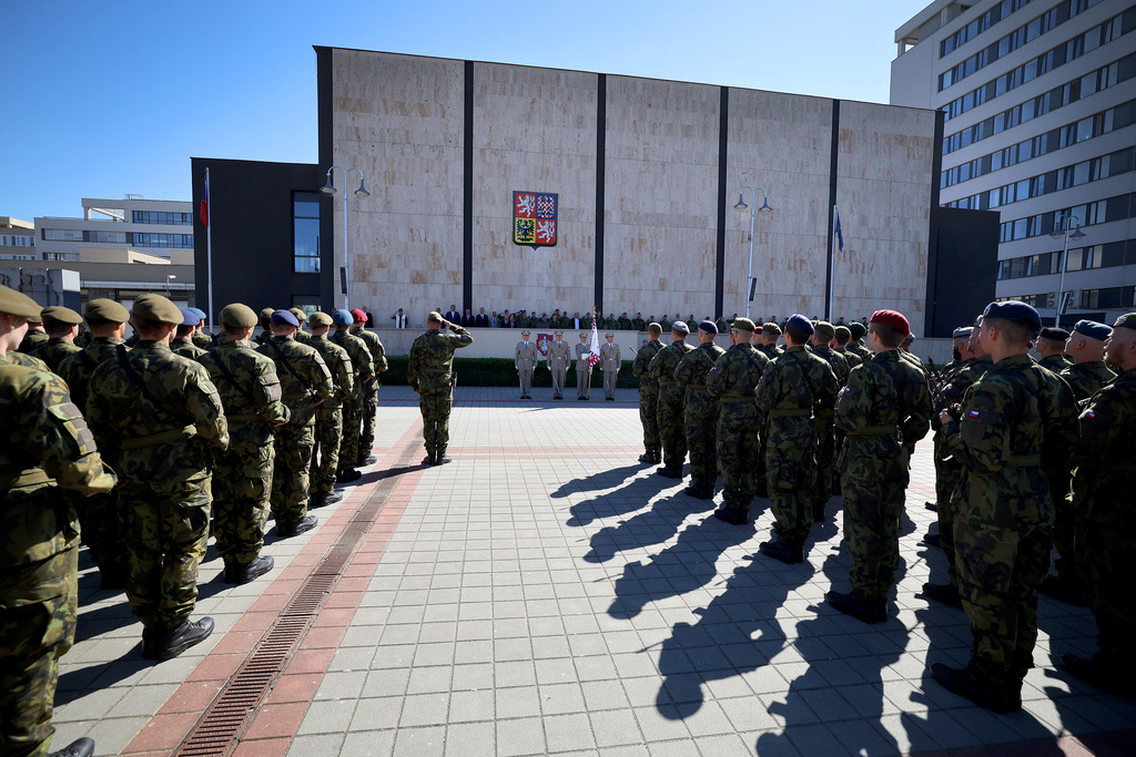 Z vojenské přísahy účastníků kurzu základní přípravy ve Vyškově