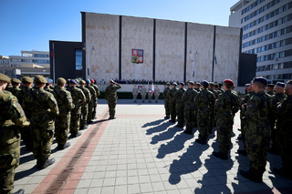 Z vojenské přísahy účastníků kurzu základní přípravy ve Vyškově