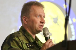 Ředitel cvičení plukovník Miroslav Svoboda představil Dark Blade 2019 na úvodní konferenci 