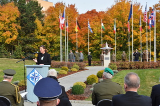Proslov Wendin Smith, zástupce NATO (ředitelka Arms Control, Disarmament and WMD Non Proliferation Centre)

