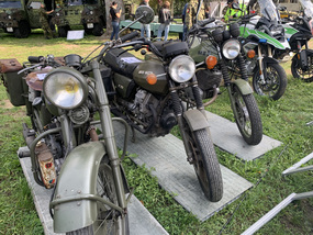 K vidění byly motocykly Vojenského historického ústavu Praha