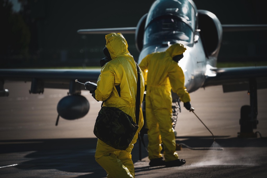  Dekontaminace prostoru a měření kontaminace