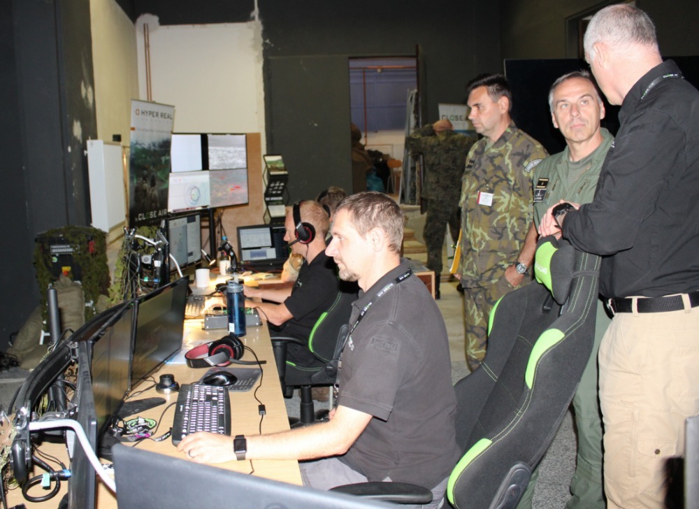  Simulátor přímé vzdušné podpory je součástí letošního cvičení Ample Strike 2018