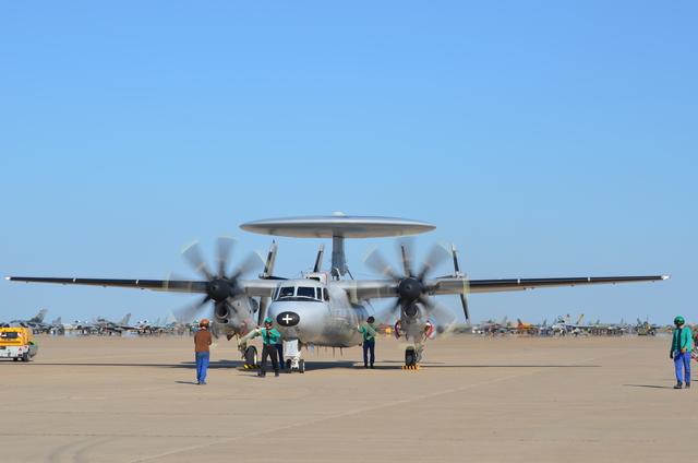  Letoun Grumman E-2C Hawkeye na cvičení NATO Tiger Meet 2016
