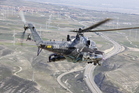  České Mi-24/35 na cestě do výcvikových prostorů