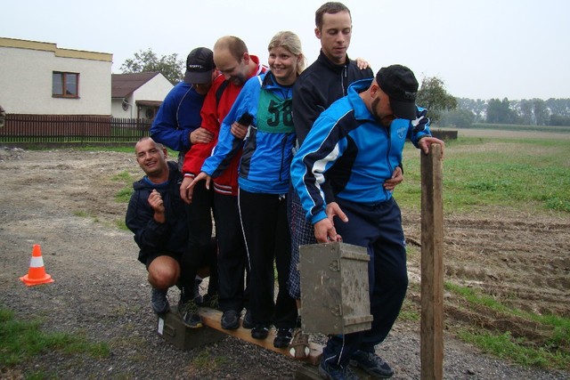 Opavský tým při teambuildingu