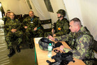  ANAKONDA-14: zástupce náčelníka GŠ AČR - ředitel SOC MO genmjr. Jiří Baloun a velitel Pozemních sil AČR genmjr. Ján Gurník