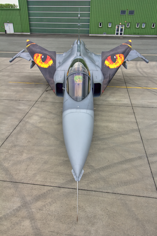 Polep letounu JAS-39 pro letošní cvičení NATO Tiger Meet 2016