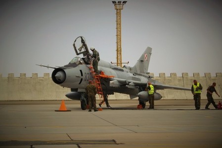Polské Su-22 ukončily své působení v rámci letošního cvičení Ample Strike v pátek 16. září před 14. hodinou, z Náměšti odletěly včera