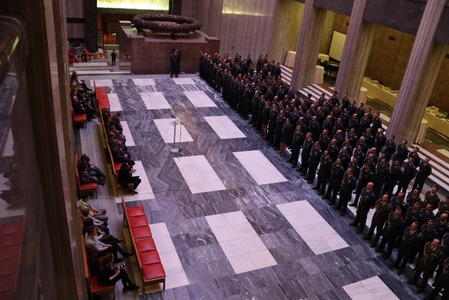  Pohled do Slavnostní síně Národního památníku