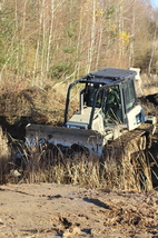CAT D6K, srovnávání terénu