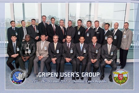 V Olomouci se setkali uživatelé letounů JAS-39 Gripen