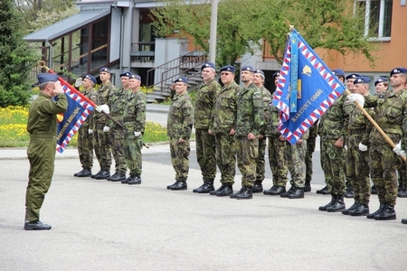 Brigádní generál Jiří Verner se setkal s vojáky vzdušných sil