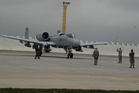 Přílet proudových letounů A-10 Thunderbolt na náměšťské letiště