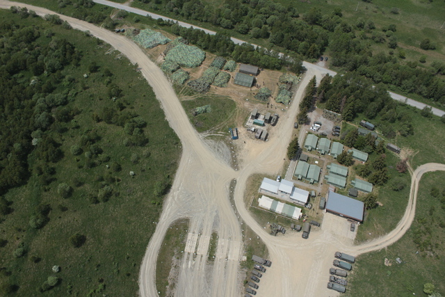 Hlavní místo velení Ghost Hunters 2016 ze vzduchu