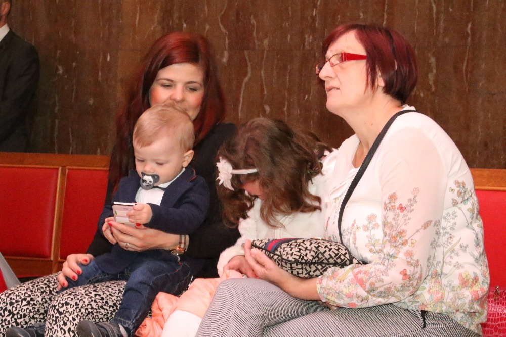 Na slavnostním aktu byli přítomni i rodinní příslušníci