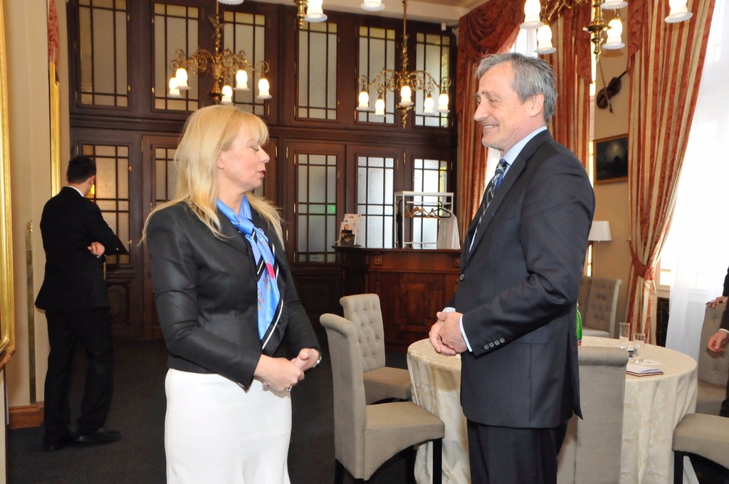 European Commissioner, Elzbieta Bienkowska, and Minister Martin Stropnicky