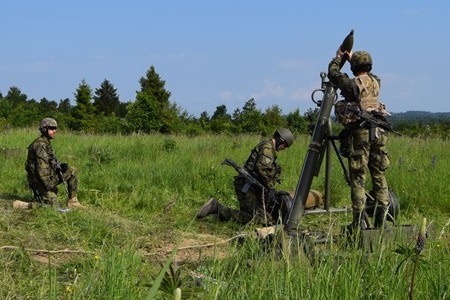 Hranická minometná baterie je připravena na misi v Pobaltí. Nasazena bude v červnu