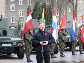 Polský prezident Andrzej Duda poděkoval účastníkům cvičení za odvedenou práci.