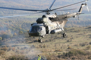  Vrtulník Mi-171Š v rámci dynamické ukázky pro veřejnost