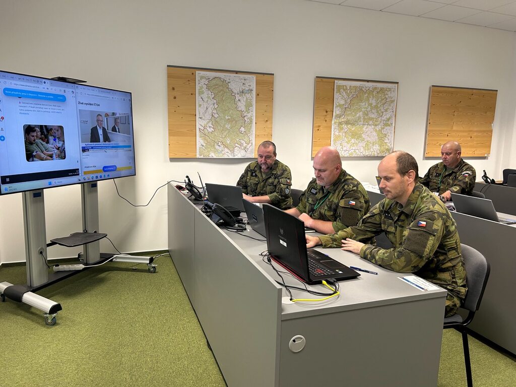 JOC, neboli Společné operační středisko (Joint Operations Center) bylo během cvičení jádrem Hlavního místa velení OS ČR