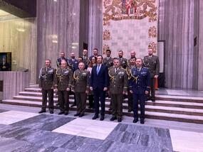 Národní památník na Vítkově uvítal příslušníky resortu MO, kteří se vrátili ze zahraničních operací