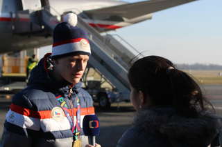 Mladí sportovci v rozhovorech pro televizní zpravodajství 