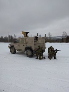 Taktická příprava s použitím vozidla LOV IVECO