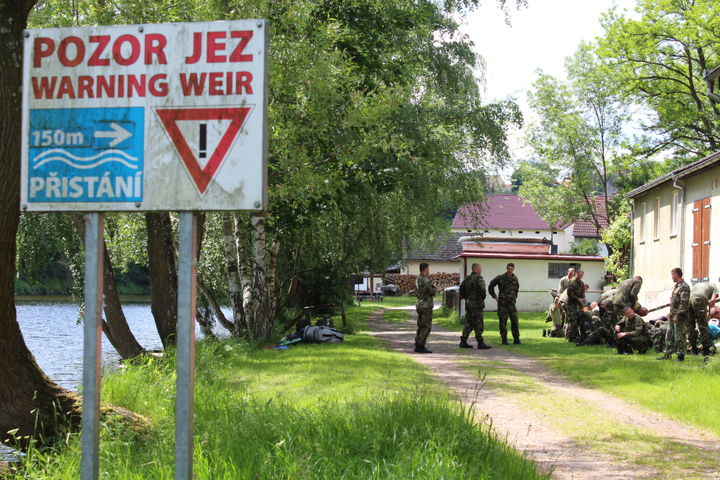 Výcvik na řece Lužnici