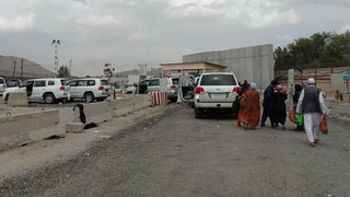 Escorting the saved family of our colleague to safety