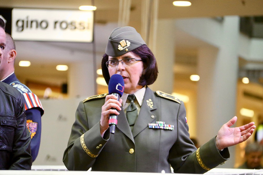 Zahájení Army dne brigádní generálkou Lenkou Šmerdovou