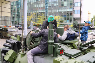  Ukázka tanku T-72M4CZ, který přijel od 73. tankového praporu z Přáslavic a byl novinkou dnešní akce