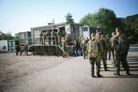 K přípravě stravy využili vojáci 141. zásobovacího praporu dvě kontejnerové soupravy VARNA A,B, v záloze měli pak vozidlo POKA 3/1