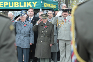 WW2 veterans at the ceremony in Prague - Vitkov