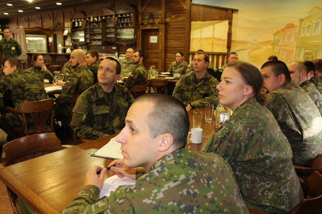 Z kurzu MDMP (Military Decision Making Process - rozhodovací proces v armádě) v posádce Bechyně.