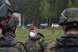 Návštěva náčelníka generálního štábu armádního generála Aleše Opaty