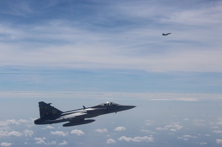  Do cvičení byla zapojena i 21. základna taktického letectva s letouny JAS 39 Gripen