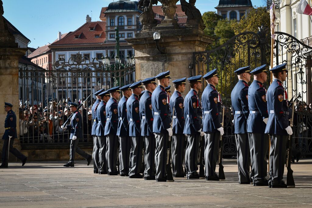  Střídání stráží na akci Hraďákem na zkoušku 