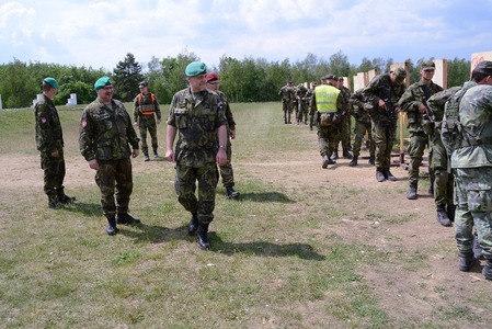 Jiří Baloun navštívil střeleckou přípravu v rámci kurzu základní přípravy