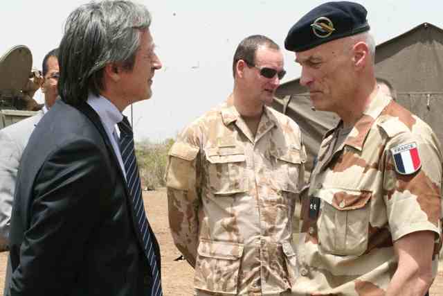 Martin Stropnicky and Brigadier General Rudkiewicz, Commander of EU TM