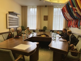 Jednání jordánské delegace s NŘ SOPS Janem Jirešem