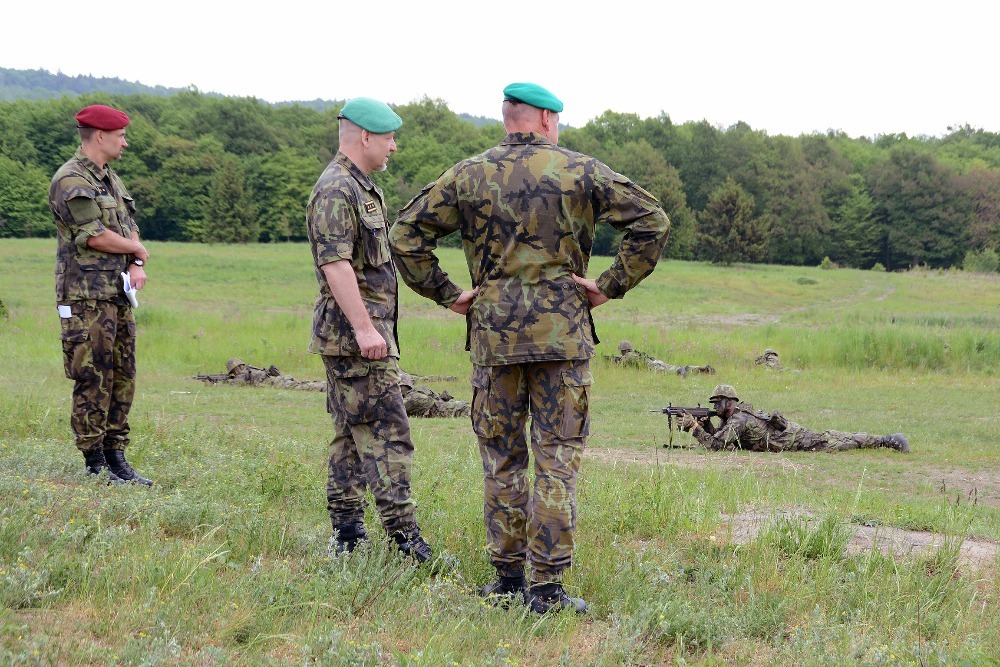 Jiří Baloun navštívil výcvik taktické přípravy 