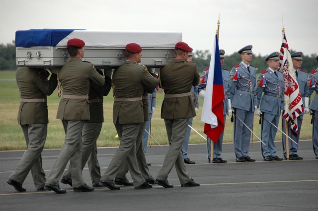 Ze smutečního ceremoniálu