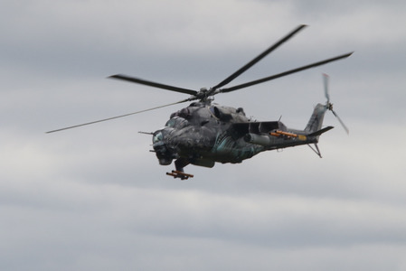 Podporu pozemním jednotkám poskytly vrtulníky Mi-24