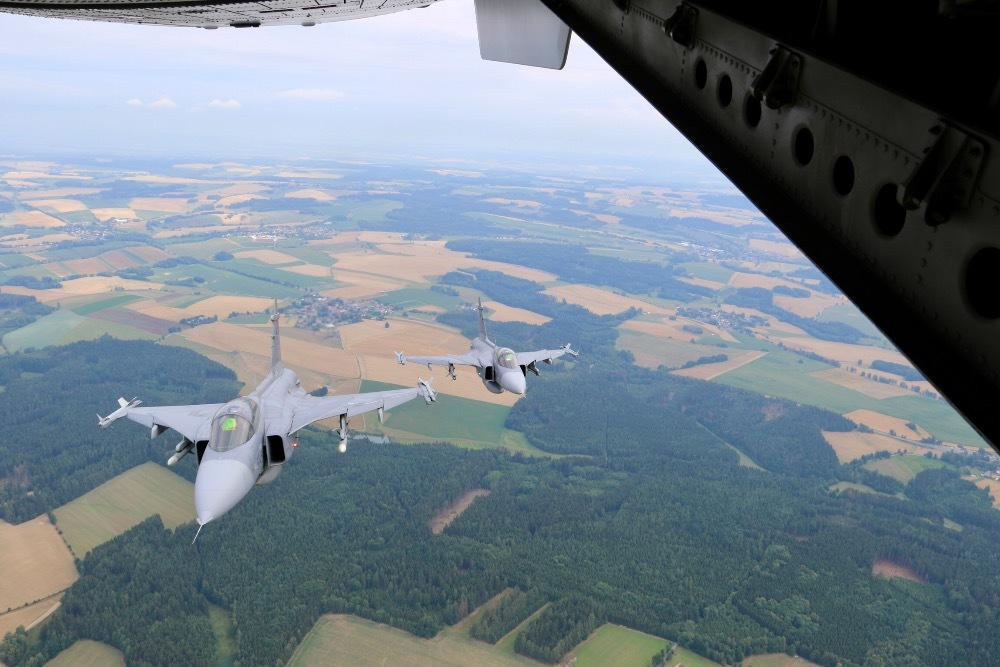 Víceúčelový letoun JAS-39 Gripen
